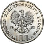 Polska 100 złotych 1985 MW SW "Przemysł II" (Próba) na aukcji Niemczyk - 29 czerwca 2025