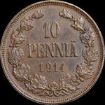 Finland 10 Pennia 1914 at auction Imperial Coin - June 25, 2025