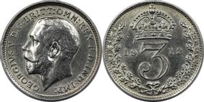 Großbritannien 3 Pence 1913 auf der Auktion BAC - 28. Mai 2020