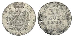 Leningen 6 Kreuzer 1804 L auf der Auktion Künker - 21. Juli 2021