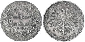 Frankfurt am Main Doppeltaler 1854 auf der Auktion Teutoburger - 27. Mai 2022