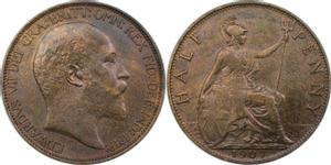 Großbritannien 1/2 Penny 1907 auf der Auktion BAC - 11. Mai 2022