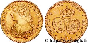Франция Луидор 1776 L na aukcji cgb.fr - 5 marca 2024