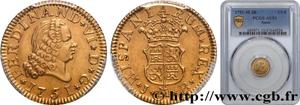 Spain 1/2 Escudo 1750 M JB at auction cgb.fr - June 3, 2025