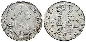 Spanien 2 Reales 1808 M AI auf der Auktion Tauler & Fau - February 20, 2025