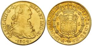 México 8 escudos 1804 Mo TH en subasta Tauler & Fau - 20 de febrero de 2025