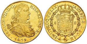 México 8 escudos 1809 Mo HJ en subasta Tauler & Fau - 20 de febrero de 2025