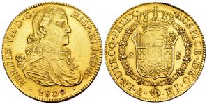 México 8 escudos 1809 Mo HJ en subasta Tauler & Fau - 20 de febrero de 2025