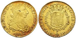 Peru 8 Escudos 1767 LM JM at auction Tauler & Fau - October 30, 2024