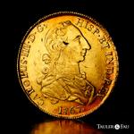 Peru 8 Escudos 1767 LM JM at auction Tauler & Fau - October 30, 2024