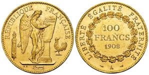 Франция 100 франков 1908 A на аукционе Tauler & Fau - 24 апреля 2025