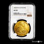 Spain 8 Escudos 1802 M FA at auction Tauler & Fau - May 13, 2025