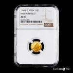 España Medio escudo 1747 S PJ en subasta Tauler & Fau - 23 de mayo de 2025