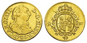 Spain 1/2 Escudo 1786 M DV at auction Tauler & Fau - May 23, 2025