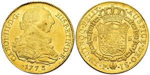 Colombia 8 Escudos 1773 P JS at auction Tauler & Fau - June 24, 2025