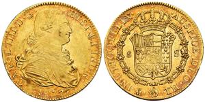 México 8 escudos 1807 Mo TH en subasta Tauler & Fau - 24 de junio de 2025