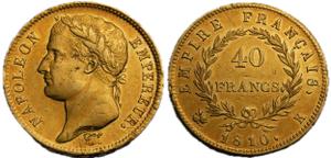 France 40 Francs 1810 K at auction V. GADOURY - July 2, 2025