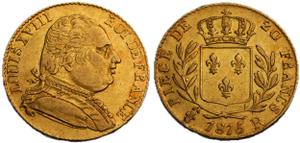 France 20 Francs 1815 R at auction V. GADOURY - July 2, 2025