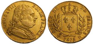 France 20 Francs 1815 R at auction V. GADOURY - July 2, 2025