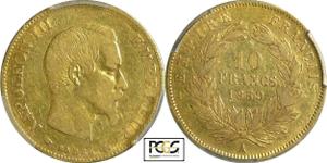 Francja 10 franków 1859 A na aukcji Monnaies d'Antan - 24 maja 2025