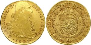 Peru 8 Escudos 1801 IJ at auction Numisbalt - April 7, 2024