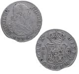 Испания 2 реала 1796 M MF на аукционе Silicua Coins - 29 июня 2023