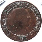 Spanien 5 Centimos de Escudo 1868 OM auf der Auktion Silicua Coins - 26. Mai 2023