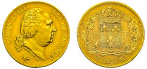 France 40 Francs 1818 W at auction Attica Auctions - December 3, 2024