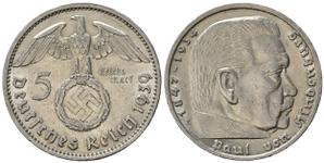 Deutschland 5 Reichsmark 1939 E auf der Auktion Antivm Numismatica - 18. Februar 2023