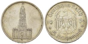 Deutschland 1 Reichsmark 1934 F auf der Auktion Aphrodite Art Coins - 25. August 2024
