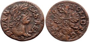 Polska Szeląg 1665 TLB "Boratynka koronna" na aukcji Numismad Dr. Dominik Elkowicz - 4 listopada 2024