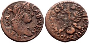 Polska Szeląg 1665 TLB "Boratynka koronna" na aukcji Numismad Dr. Dominik Elkowicz - 8 września 2024