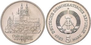 Germany 5 Mark 1983 A "City of Meissen" at auction BERLINER MÜNZAUKTION - April 27, 2024