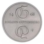 Niemcy 10 marek 1968 "Gutenberg" na aukcji BERLINER MÜNZAUKTION - 27 kwietnia 2024
