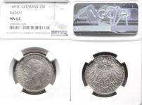 Deutschland 2 Mark 1899 G "Baden" auf der Auktion Eichsfelder Münzhandel - 21. Januar 2024