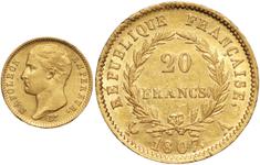 France 20 Francs 1807 A at auction DE BAECQUE Marseille - March 20, 2025