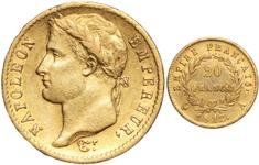Francja 20 franków 1812 A na aukcji DE BAECQUE Marseille - 20 marca 2025
