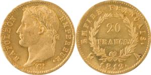 Francja 20 franków 1812 A na aukcji FARRANDO - 11 kwietnia 2025