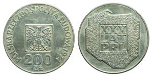 Poland 200 Zlotych 1974 MW JMN "30 years of Polish People's Republic" at auction Numismatica Italia - July 11, 2025