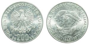 Polska 200 złotych 1975 MW "30 lat zwycięstwa nad faszyzmem" na aukcji Numismatica Italia - 11 lipca 2025