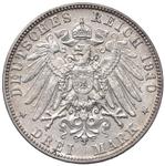 Deutschland 3 Mark 1910 D "Bayern" auf der Auktion Nomisma - 14. März 2025