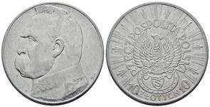 Polska 10 złotych 1934 "Józef Piłsudski" na aukcji Bertolami - 17 września 2025