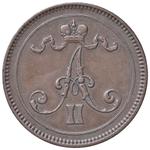 Finland 10 Pennia 1865 at auction Inasta - July 1, 2025