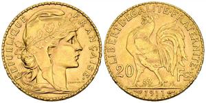 France 20 Francs 1911 at auction ibercoin - July 22, 2025