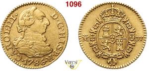 Spain 1/2 Escudo 1786 M DV at auction Varesi - May 7, 2025
