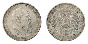 Germany 5 Mark 1911 D "Bayern" at auction Thesaurus - June 11, 2025