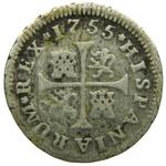 Spanien 1/2 Real (Medio Real) 1755 M JB auf der Auktion Monedalia.es - 20. März 2025