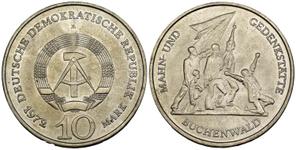 Alemania 10 marcos 1972 A "Buchenwald" en subasta Numismatica Ferrarese - 30 de marzo de 2025