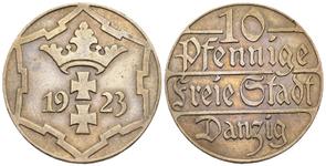 Polen 10 Pfennig 1923 auf der Auktion Numismatica Ferrarese - 18. Mai 2025