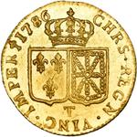Франция Луидор 1786 T на аукционе Jean ELSEN - 22 марта 2025